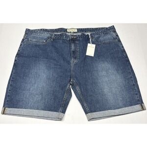 Dapper Boi Indigo Wash Jean Shorts Denim Size 48 Slim Fit